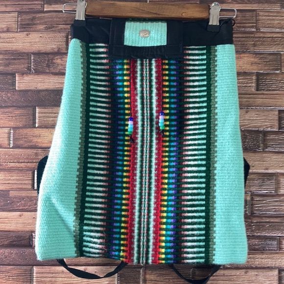Peruvian Hand Made Multi Color BackPack - Picture 6 of 11
